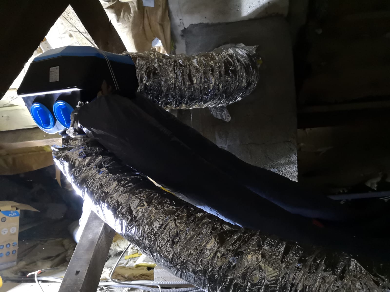 Travaux de ventilation